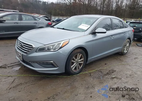 2015 Hyundai Sonata Se из США, поврежденный, VIN 5NPE24AF8FH010314